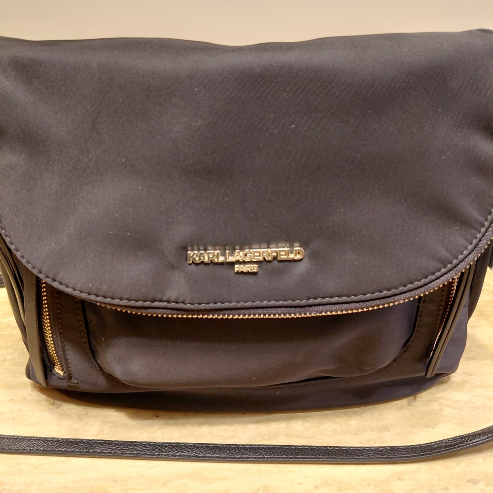 Karl Lagerfeld Black Crossbody Bag